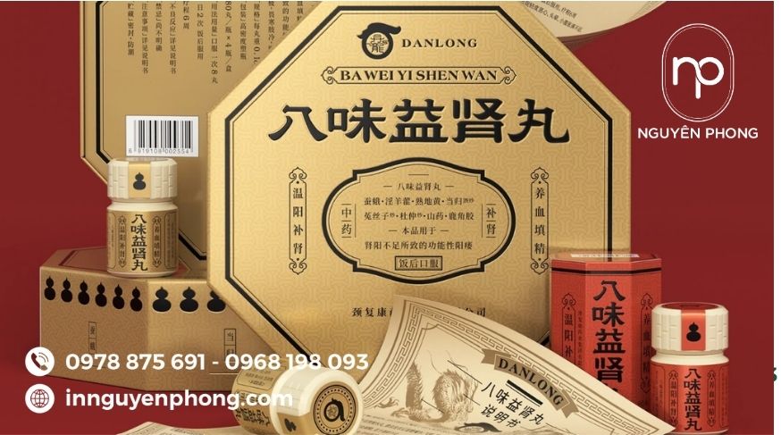 Mẫu logo đông y trên hộp đựng